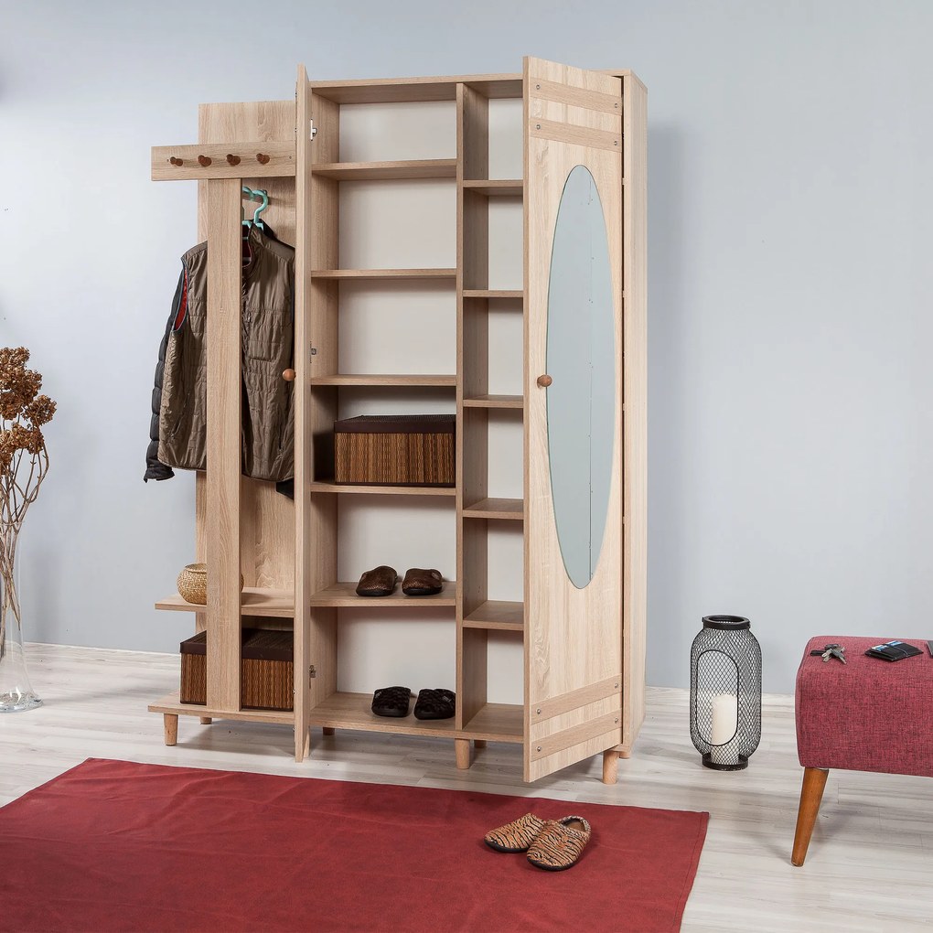 Mobilier hol Garmando 200 (Stejar sonoma). 1088267