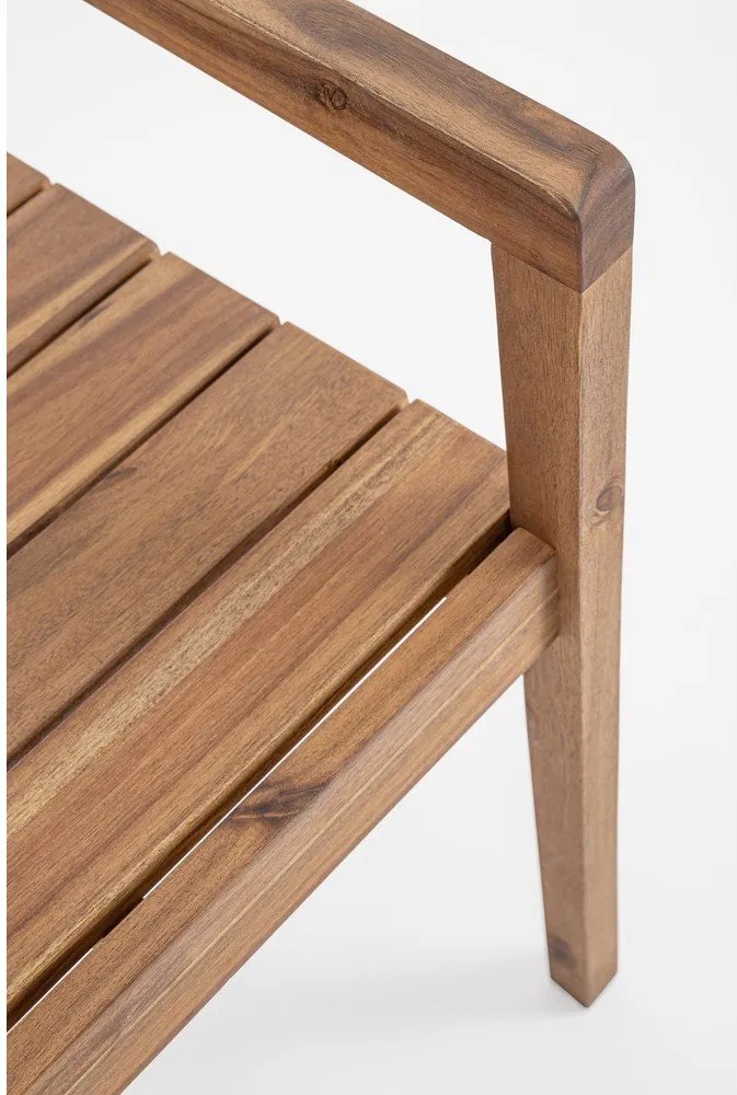 Scaun de grădină în culoare naturală din lemn masiv Rodano – Bizzotto