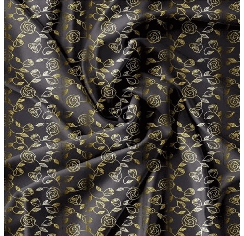 Lenjerie de pat din microfibra GOLDURA gri inchis Dimensiune lenjerie de pat: 70 x 80 cm | 140 x 200 cm