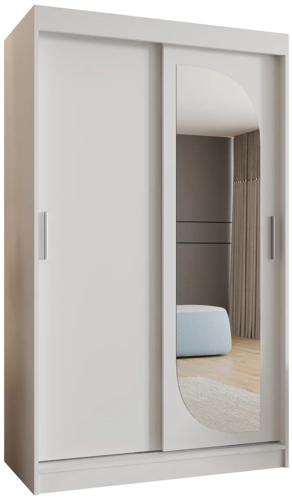 Dulap de haine 120 cm Lulu (alb). 1125970