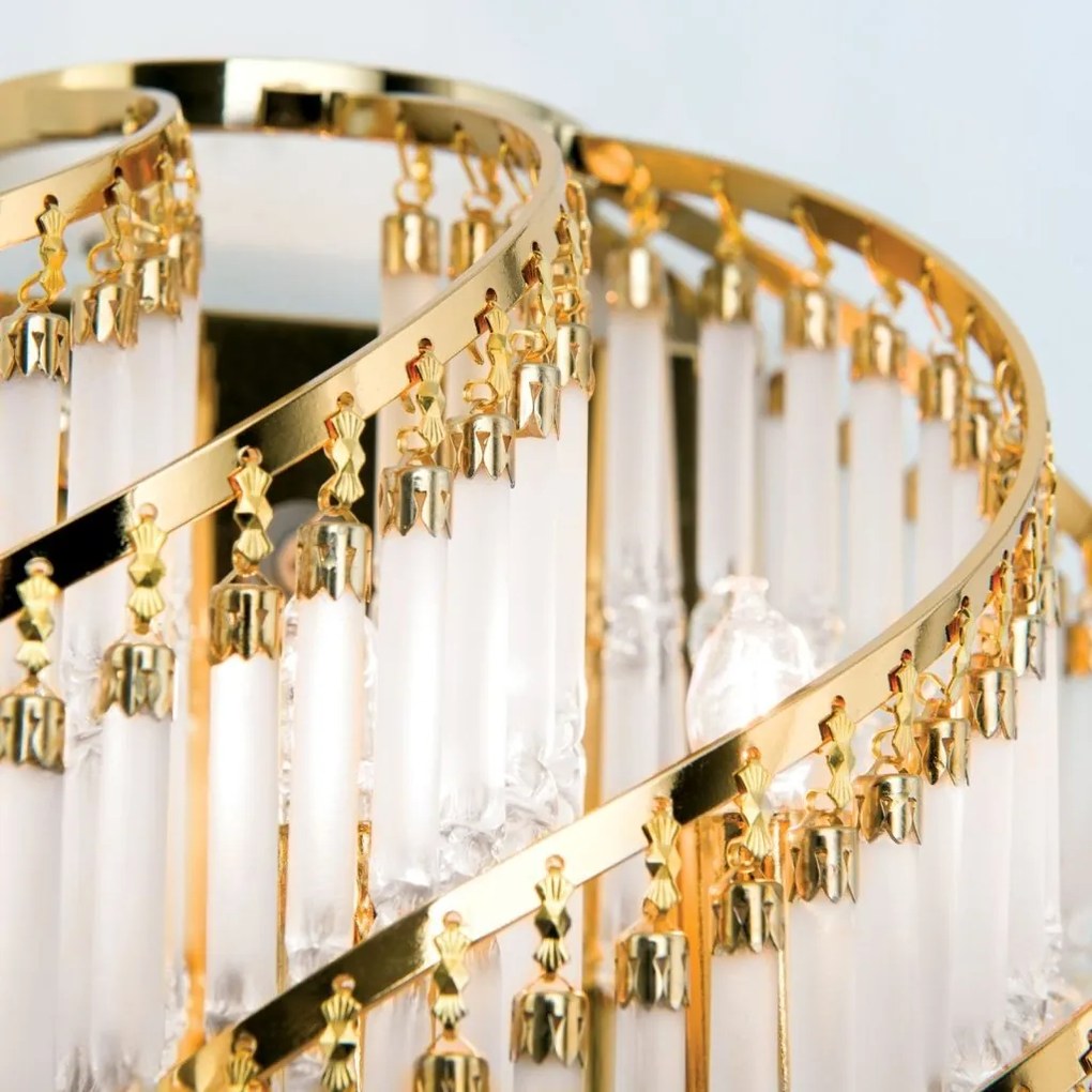 Aplica de perete cristal SCHOLER, KRISTALL KLASSISCH auriu