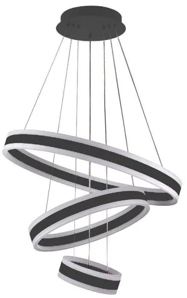 Lustră LED dimabilă pe cablu LED/165W/230V 3000-6500K + telecomandă