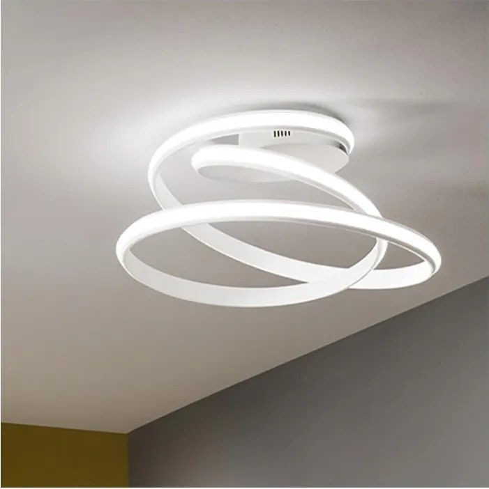 Ondaluce - Plafonieră LED dimabilă VUELTA LED/37W/230V Ø 55 cm albă