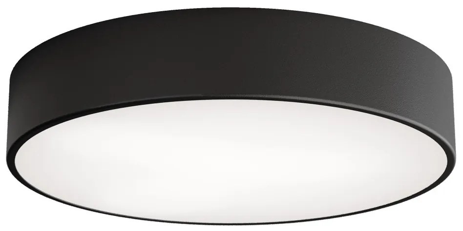 Plafonieră de exterior cu senzor CLEO 3xE27/24W/230V d. 40 cm neagră IP54