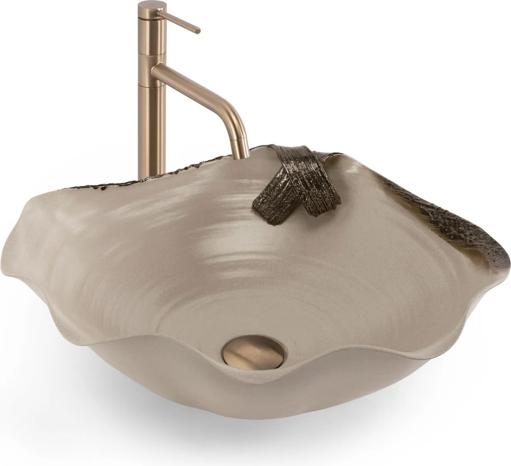 Lavoar ceramic pentru blat REA HM-22 Handmade ART