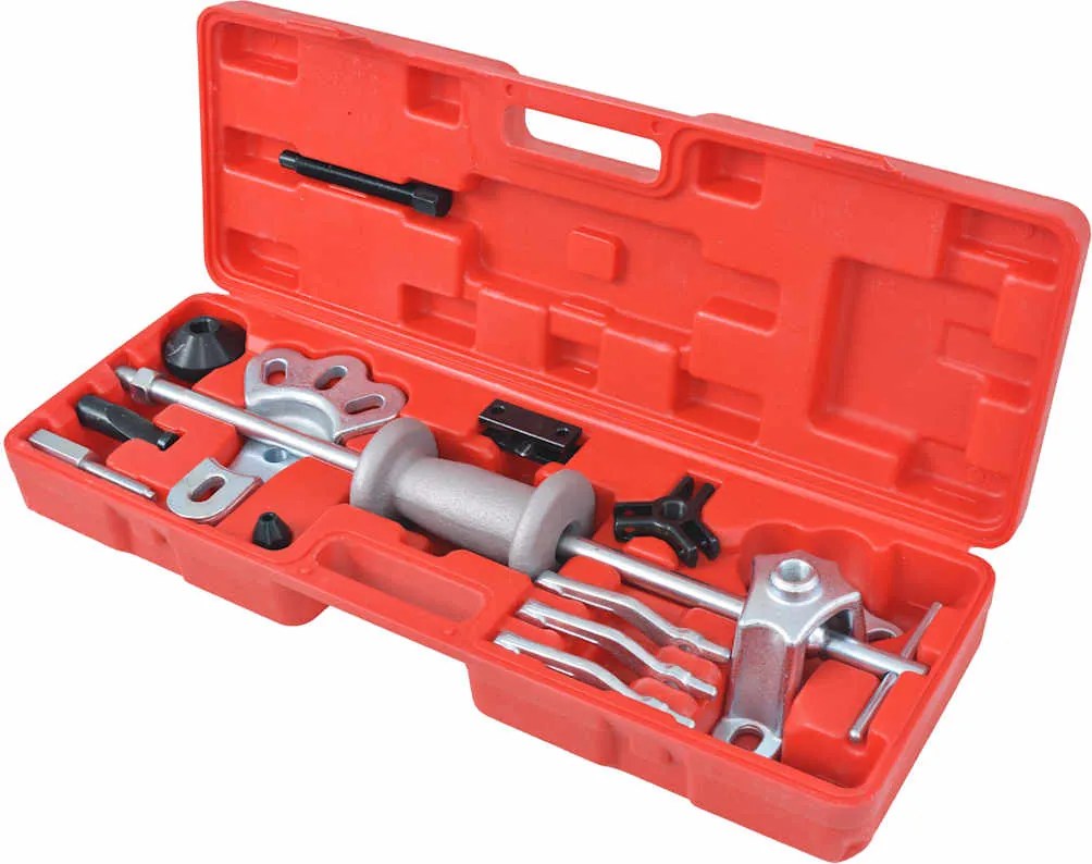 vidaXL Set extractor cu ciocan culisant, 9 poziții, 17 piese