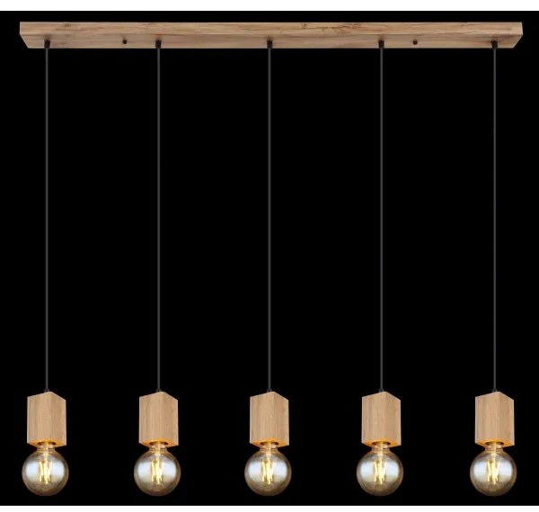 Lustră pe cablu Globo 15655-5H ERNA 5xE27/60W/230V