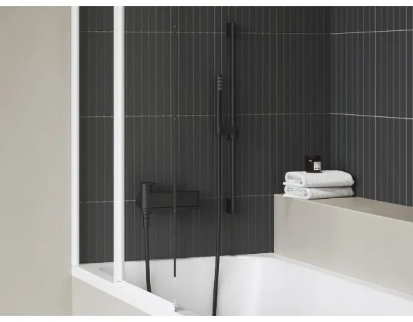 Ravak X070463 - Baterie de cadă CHROME neagră