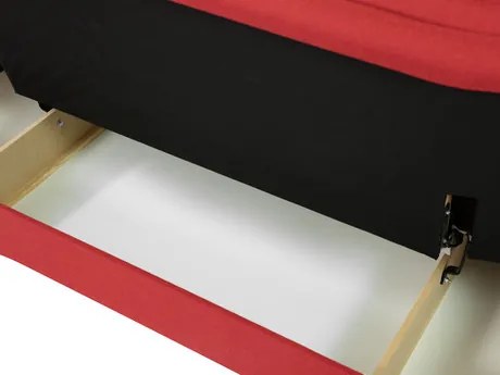 Canapea extensibilă Lehti (Gri + Negru) (cu sp. depozitare). 1105556