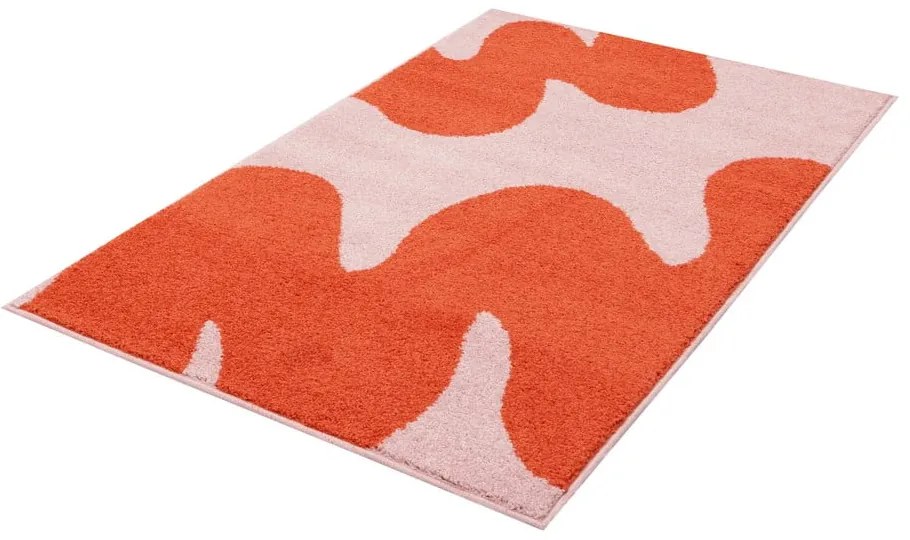 Covor pentru copii roșu-roz 80x150 cm Hugsy Coral – FD