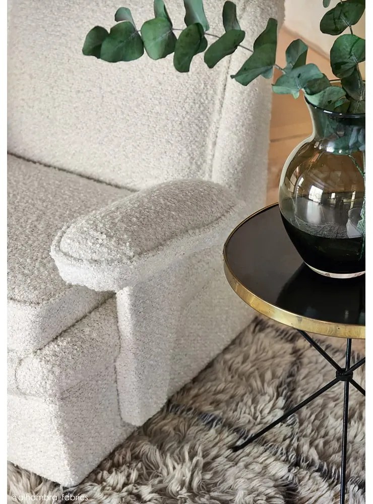 Covor crem lavabil/țesut manual din lână 200x300 cm Berber Soul – Lorena Canals