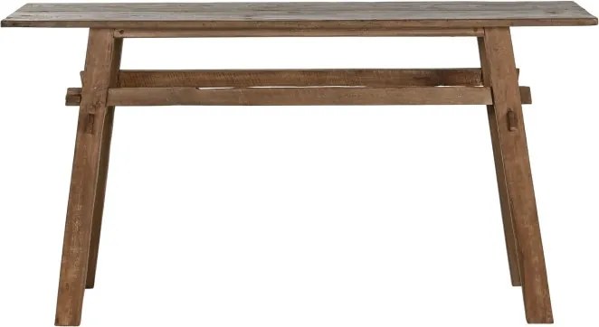 Consolă din lemn de teak reciclat, 140×40×75 cm, „Idomi"