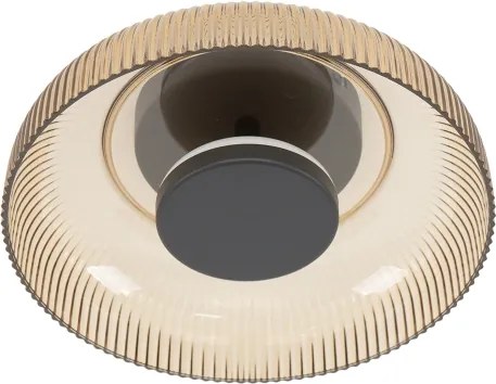 Plafonieră LED ITALUX PASSO WL-36482-YLL-LED, 8 W, 230 V, 3000 K, Ø 25 cm, bej fumuriu