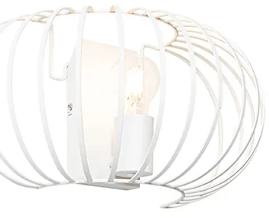 Lampa de perete de design alb 39 cm - Johanna