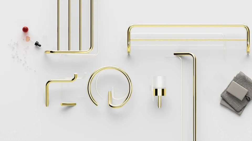 Silia etajera finisaj auriu