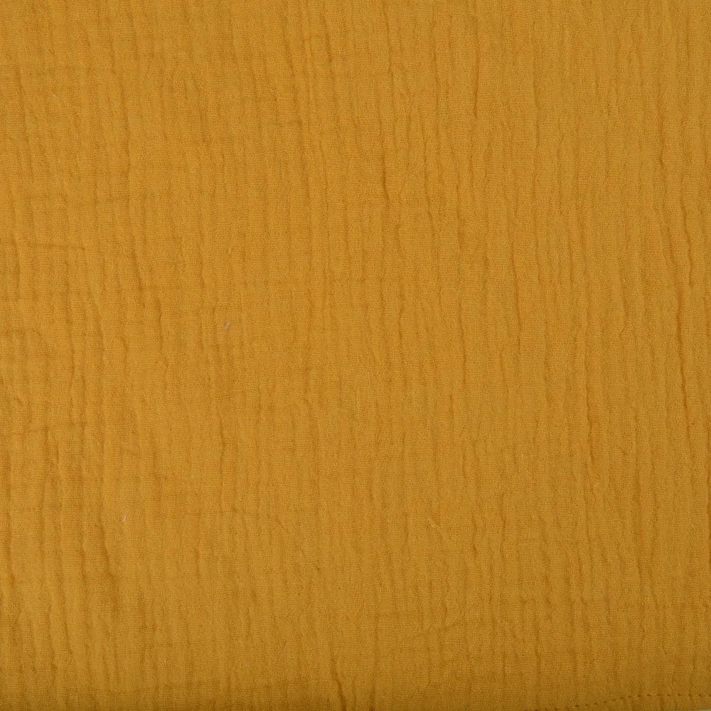 Prosop cu glugă pentru copii galben din muselină 75x75 cm – Bébé Douceur