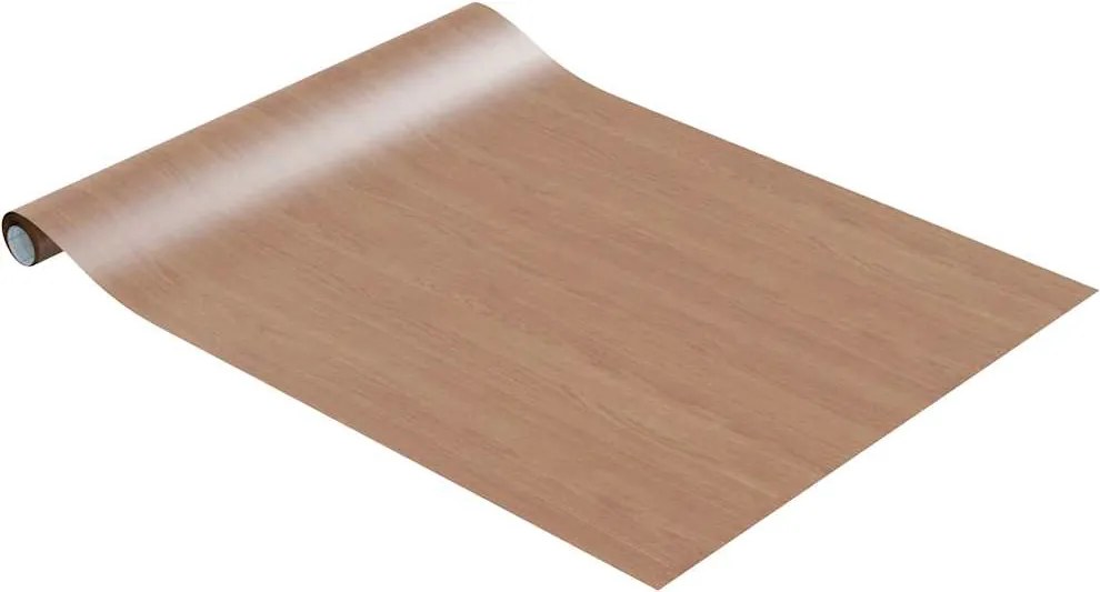 vidaXL Folie de mobilier autoadezivă, stejar deschis, 500x90 cm, PVC