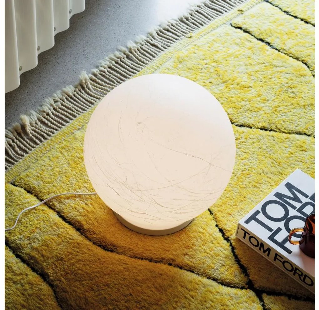 Lampă de masă Ideal Lux CARTA 1xE27/25W/230V d. 40 cm alb