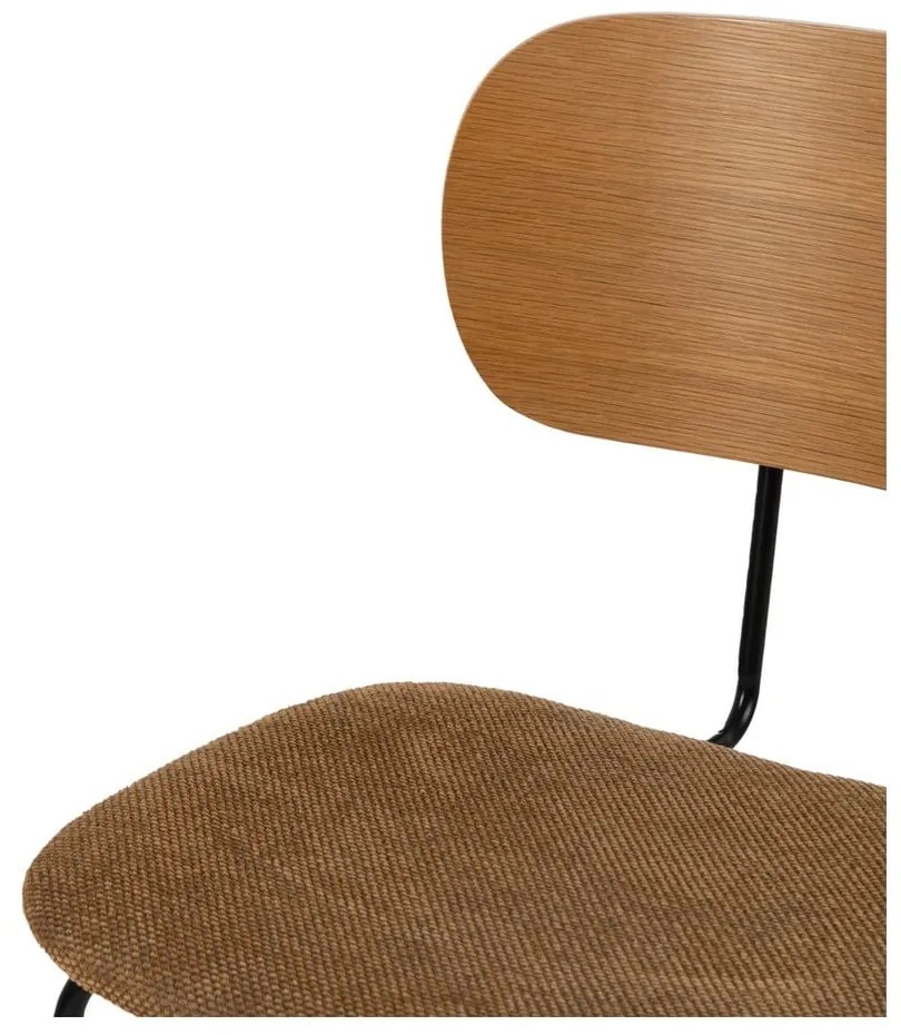 Scaune de dining maro/în culoare naturală 4 buc. Cleo – Ixia