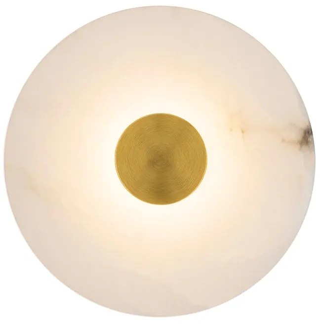Aplica de perete LED, Ambientala, ALABASTER- BRASS, ZB-2550