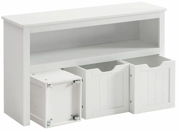 Bancheta Depozitare, Alb, MDF