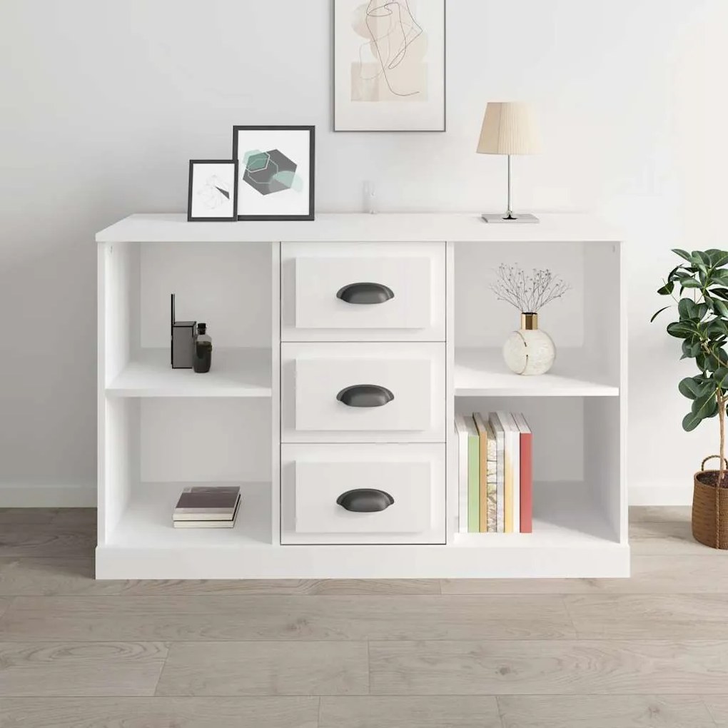 vidaXL Servantă, alb, 104,5x35,5x67,5 cm, lemn prelucrat