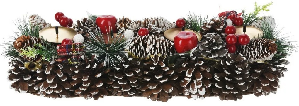 Sfeșnic de Advent Pine, 40 x 15 x 8 cm
