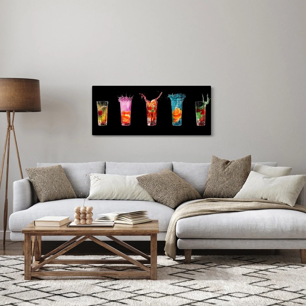 Tablou cu băuturi (120x50 cm)