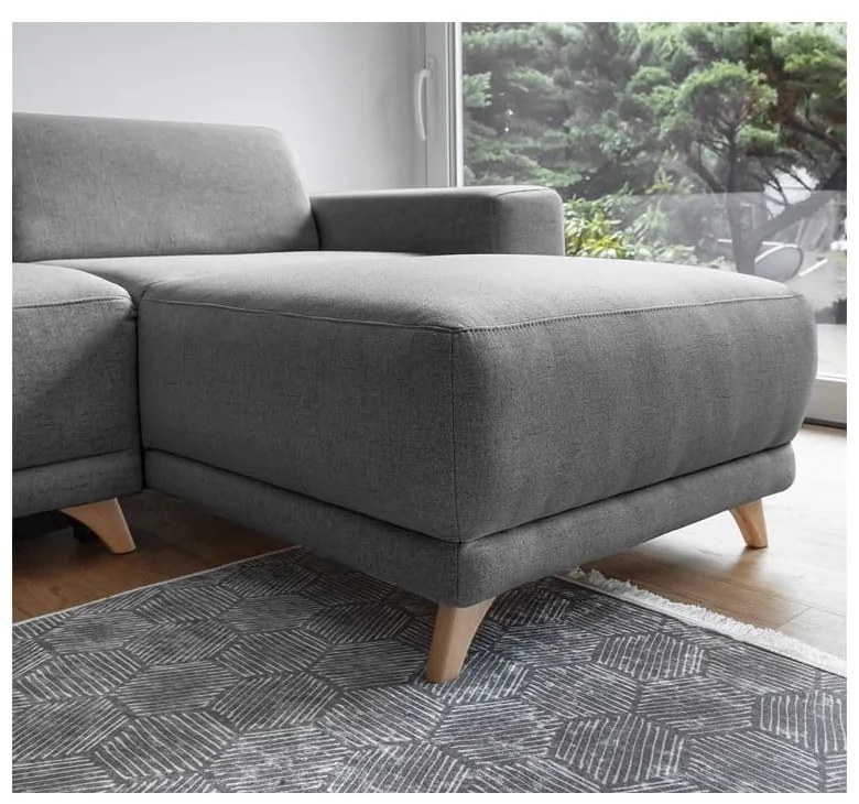 Colțar gri extensibil/cu spațiu de depozitare Classy Sophie – Miuform