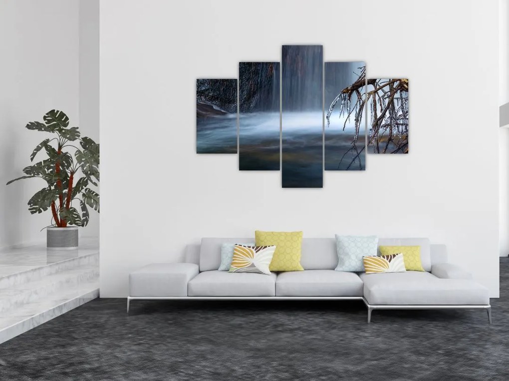 Tablou - Laguna de iarnă (150x105 cm)