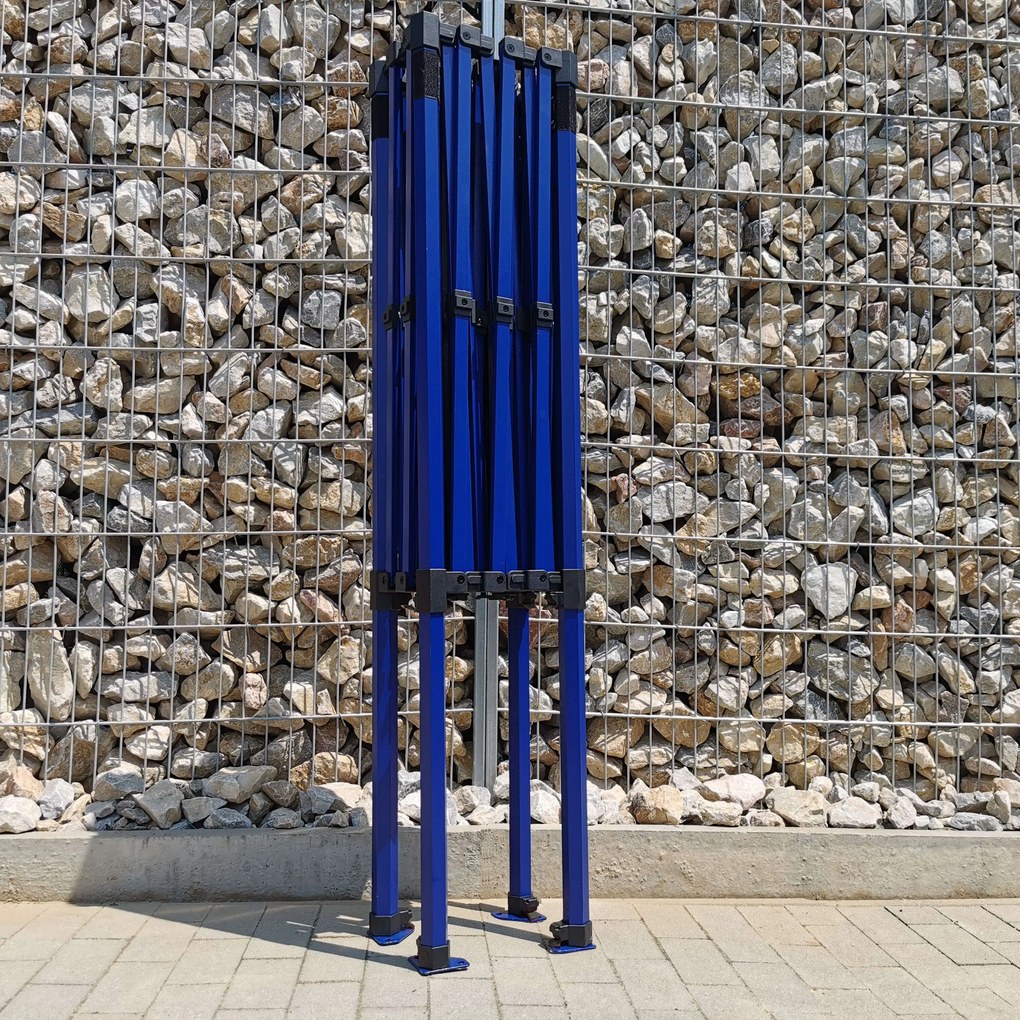 Pavilion de grădină 2x3m - fara 3 pereti - Albastru