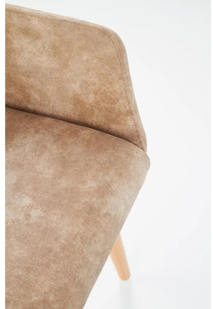 Scaun de bucaterie Ray, bej/fag