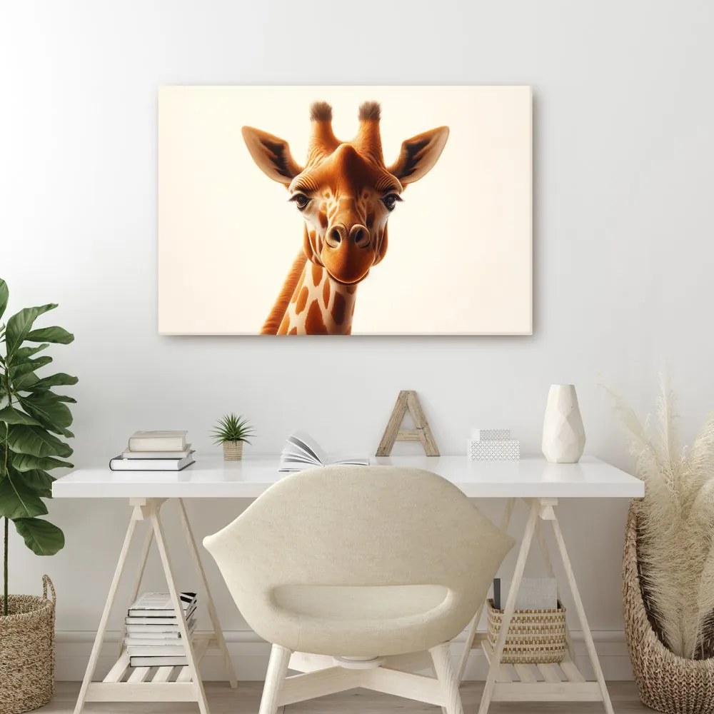 Tablou portret animal girafă