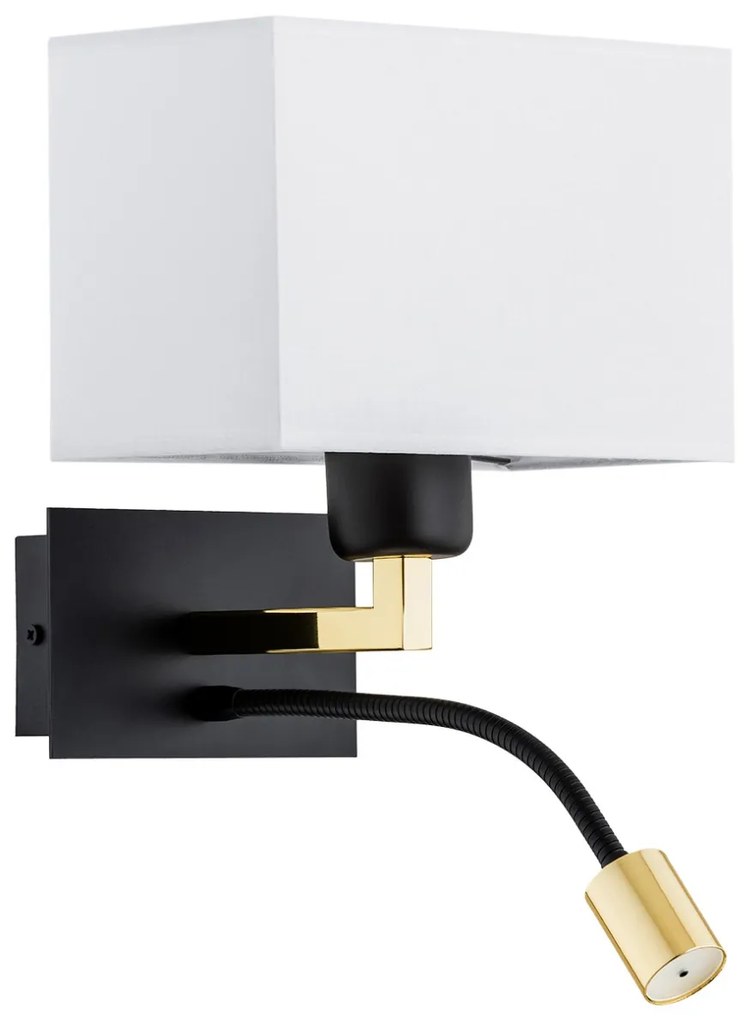 Aplica de perete design elegant BILL I alba