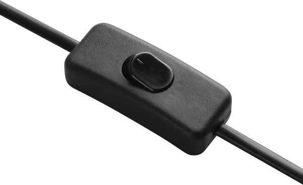 Brilliant - Lampă de masă AUREA 1xE14/20W/230V neagră