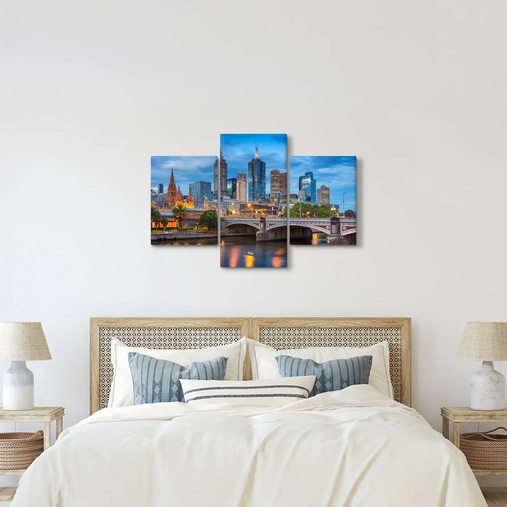 Tablou cu orașul Melbourne (90x60 cm)