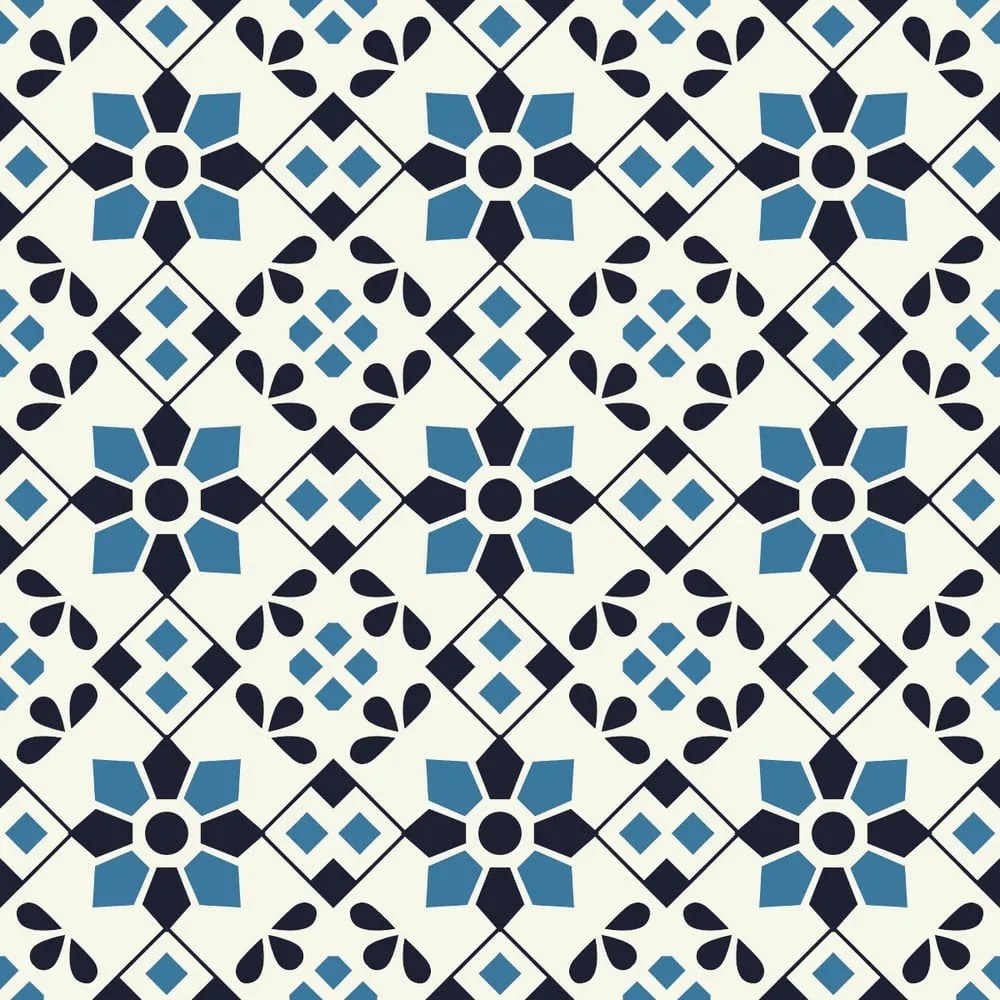 Autocolant pentru podea anti alunecare Ambiance Karina, 40 x 40 cm