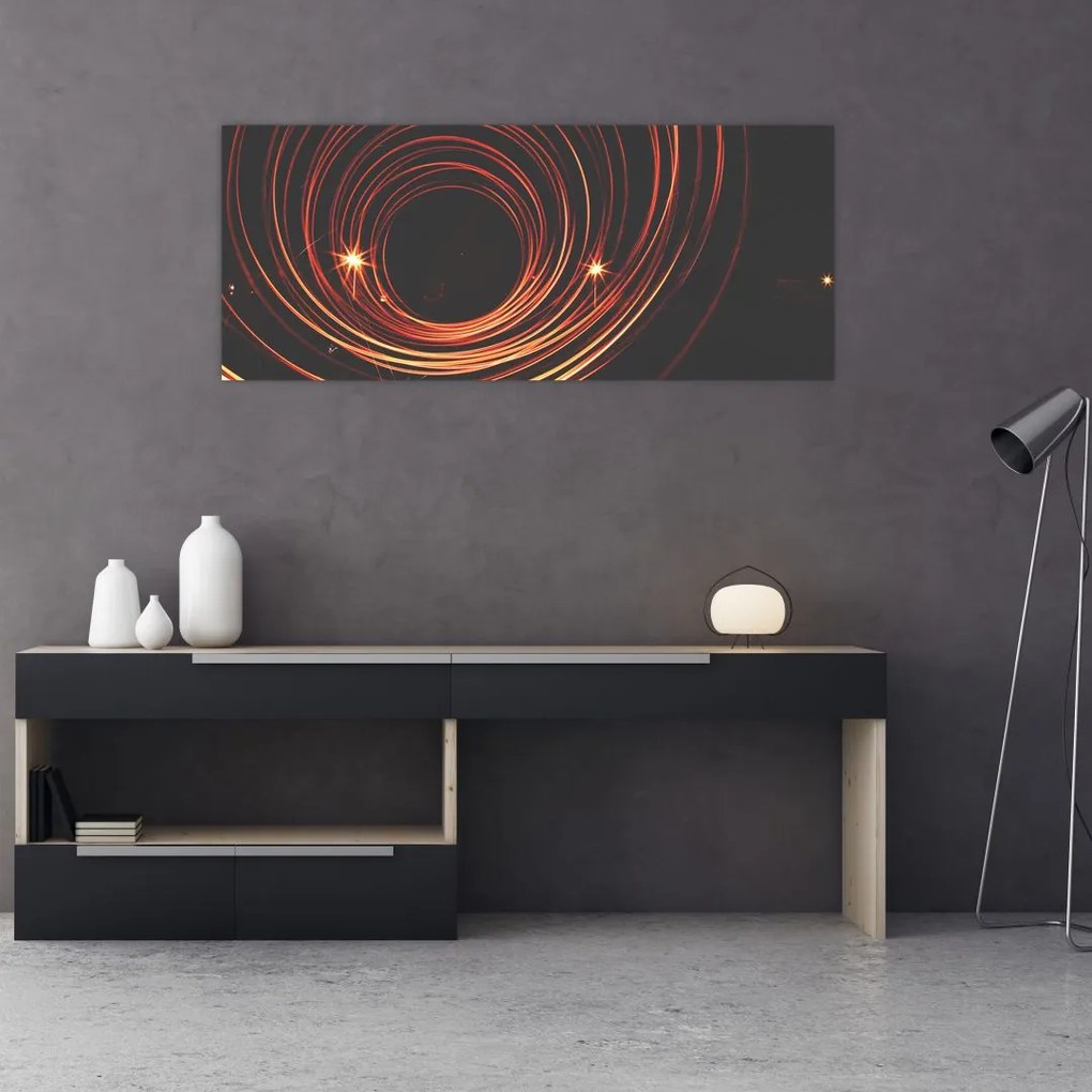 Tabloul cu linii abstracte (120x50 cm)