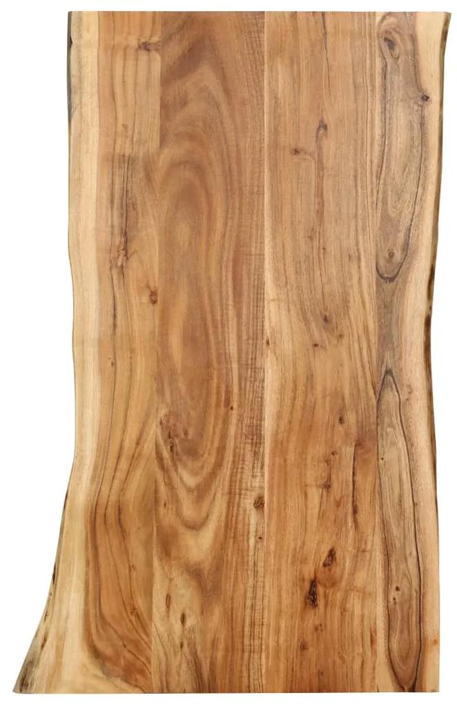 286331 vidaXL Blat de masă, 100x(50-60)x2,5 cm, lemn masiv de acacia