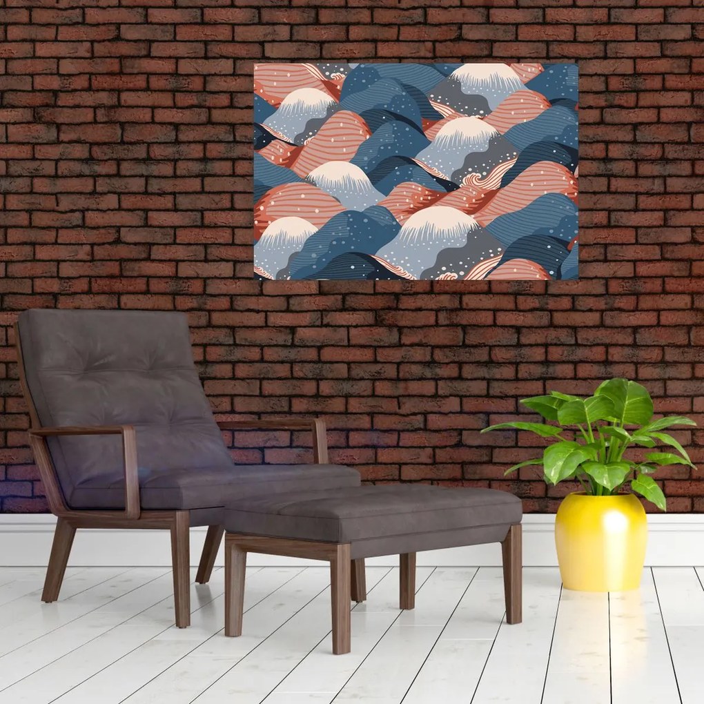 Tablou - Valuri japoneze (90x60 cm)