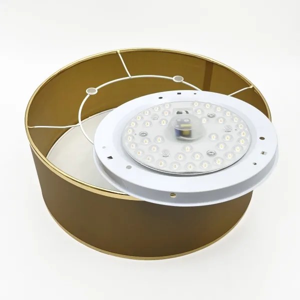 Plafonieră LED SIRJA, 20 W, 230 V, 4000 K, Ø 35 cm, maro/auriu