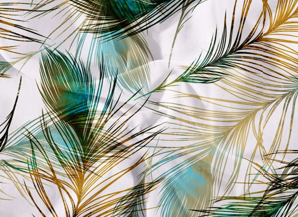 Lenjerie de pat din microfibra verde, FLUFF