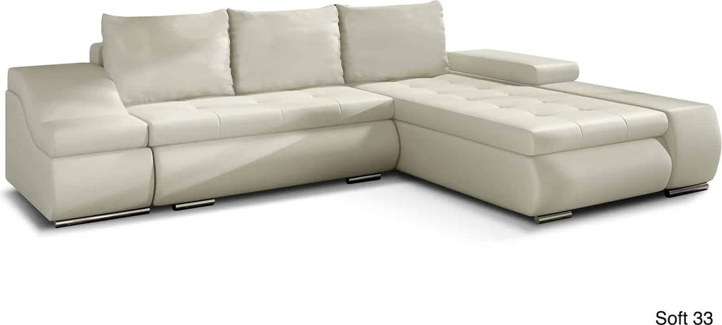 Colțar lemn masiv Extensibil Opal Depozitare 296x200cm Personalizabil