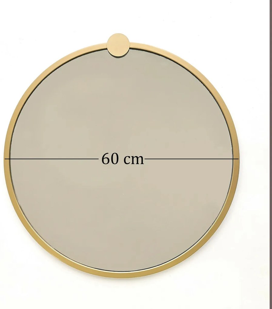 Oglindă Gold Metal Ayna 60 cm