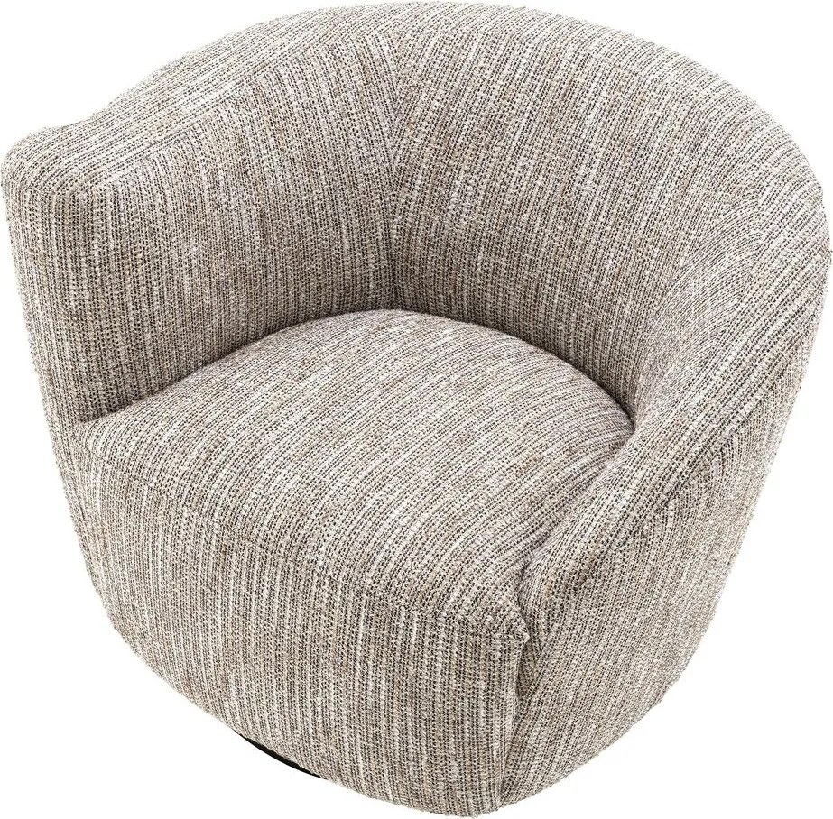 Fotoliu pivotant design elegant LUX Colin left, bej mademoiselle 115432 HZ