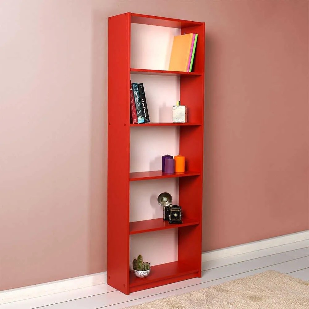 Biblioteca Adore Modern, 5 rafturi, 64x182x26 cm