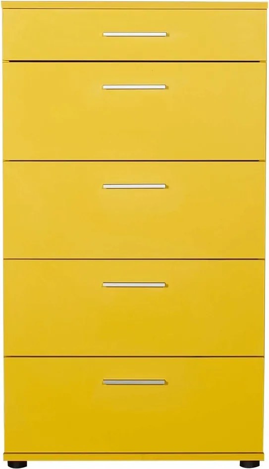 Dulap, Hanah Home, Trendline, 68x108x44 cm, Galben