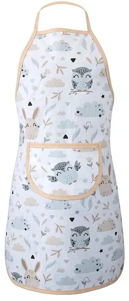 Șorț pentru copii din bumbac cu model