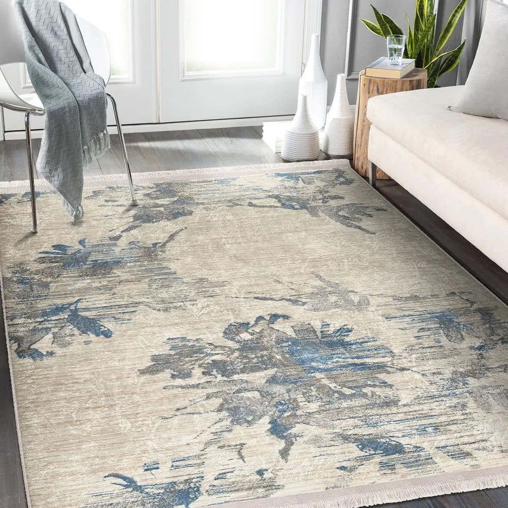 Covor albastru-bej 120x180 cm – Mila Home