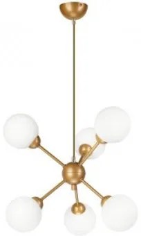 Pendul modern 6 becuri G9 Ruby-Ball 45283 Lamkur